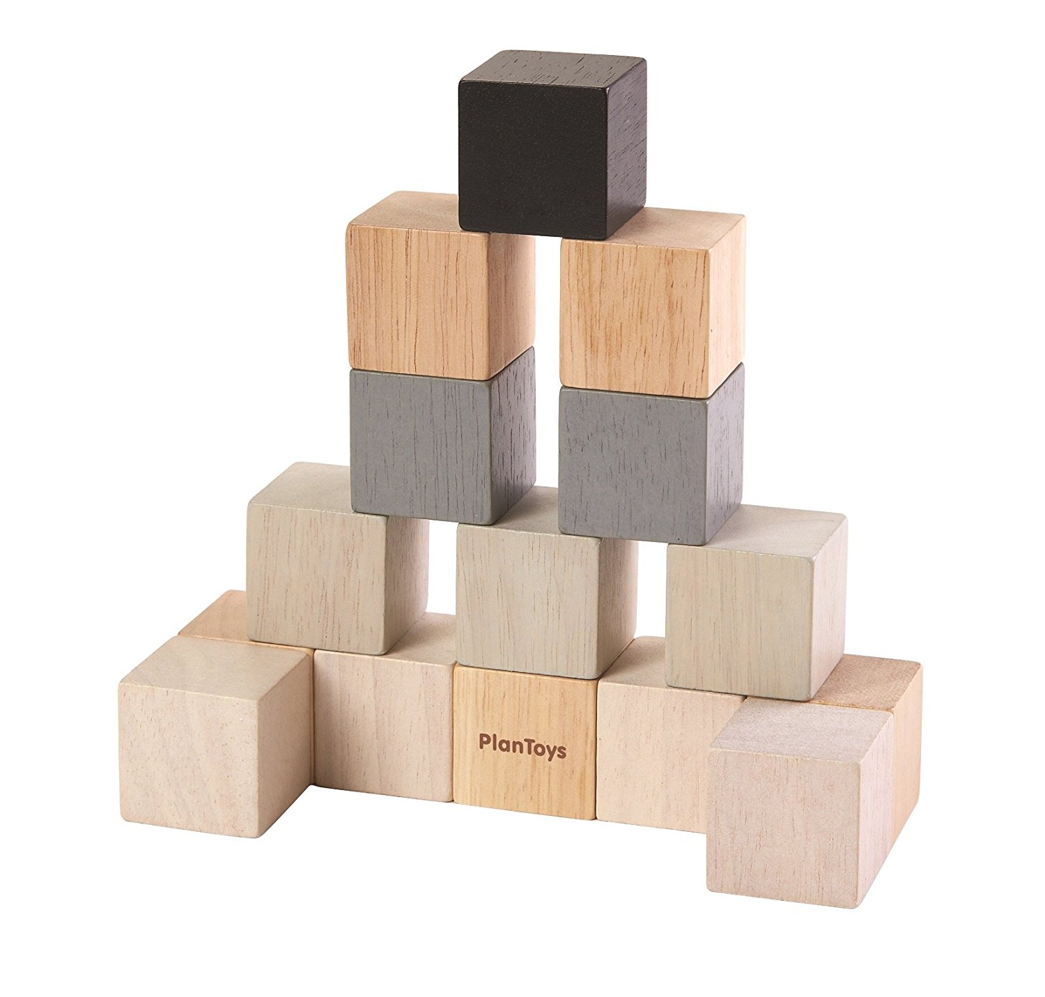 Кубики деревянные, 15 штук  